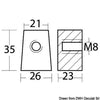 Magnesium leg anode f. Yamaha 30/60 HP