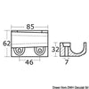 Anode for 40/50 HP 4-stroke outboard engines