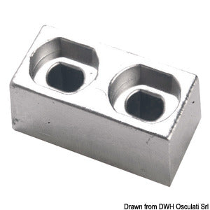 Aluminium plate for terminal box 55/75/85/90/150/200/225 HP