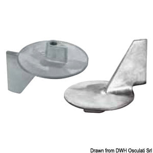 Fin anode for Suzuki engines