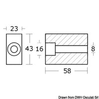 Anode for 60/280 HP