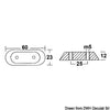 Magnesium anode for Honda outboard engines