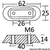 Zinc plate anode 10/50 HP