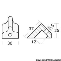 Anode for 4 - 8 HP outboard engines