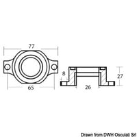 Outboard anode 737 for OMC