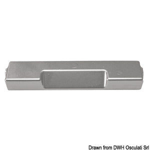 U-shaped aluminium anode f. outboards 60/300 HP