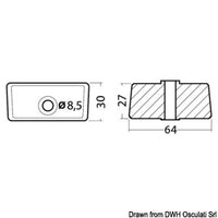 Zinc cube anode