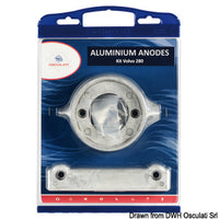 Anode kit for Volvo engines 280 zinc