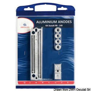 Anode kit Suzuki 90/140 HP zinc