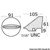 Short finn anode for Mercury 40-225 HP zinc