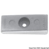 Aluminium plate anode :ercury 30/300 HP