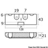 Magnesium anode for Verado orig. ref. 880653