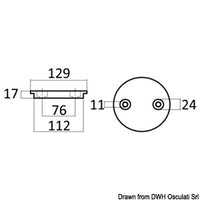 Magnesium flange for Verado