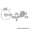 Anode fin for outboard engines 18/25 HP