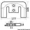 Magnesium plate anode for Bravo