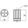 Zinc anode B