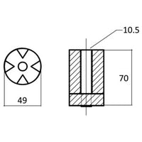 Zinc anode B