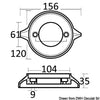 Magnesium collar anode Volvo 280/290