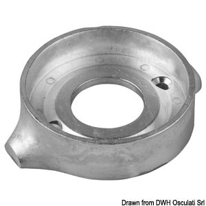 Aluminium collar anode for Sail Drive Ø 97 mm