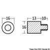 Zinc anode for heat exchanger/manifolds 5/16"