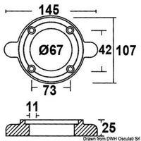 Collar anode for Sail-Drive