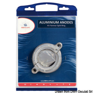 Openable aluminium leg anode SD20>SD50