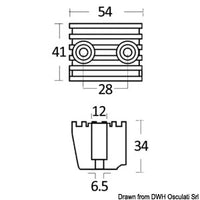 Magnesium leg anode Volvo DPX