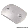 Convex anode plate