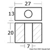 Small anode for 9.9/15/18 HP