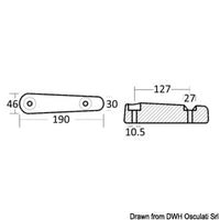 Transmission anode weight 1.750