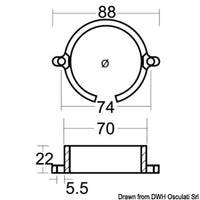 Propeller shaft zinc anode Mercruiser Bravo I