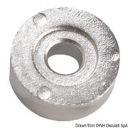 Zinc ring anode Ø 24 x 7 mm