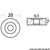 Magnesium ring anode 20x7 mm