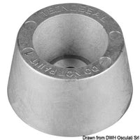 Aluminium circular anode single-bolt mounting