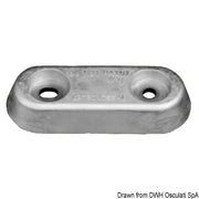 Magnesium oval Vetus type anode 250 g
