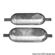 Magnesium anode to be welded 400 x 152 mm 4 kg