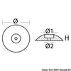 Rose magnesium anode bolt mounting Ø 90 mm 445 g