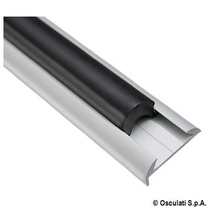 Anodised aluminium profile 38x9+5 mm - 24 metres, supplied cut into 3m lengths