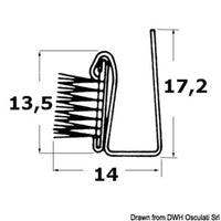 Anti-draught guide