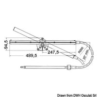 T 86 control mech - 16' cable
