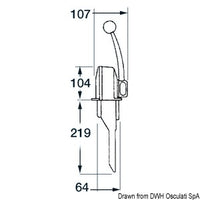 UFLEX single lever control, single engine