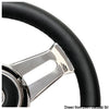 Steering wheel black leather 3-spoke Ø mm 350