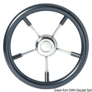 Steering wheel carbon coated 350 mm