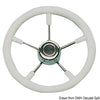 Soft polyurethane steering wheel white 350 mm