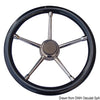 A soft polyurethane steering wheel grey/SS 350 mm