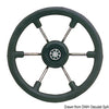 SS steering wheel black 400 mm