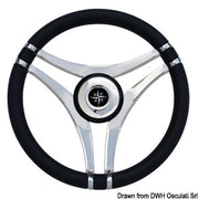 IMPACT black steering wheel SS spokes Ø 350 mm