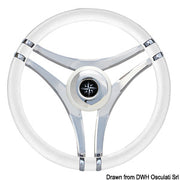 IMPACT white steering wheel SS spokes Ø 350 mm