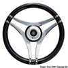 IMPACT carbon steering wheel SS spokes Ø 350 mm