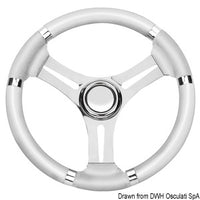 Steering wheel white wheel 350 mm